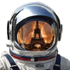astronaute tour eiffel