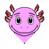 Axolotl Motif Kids