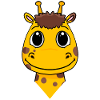 Tête de girafe