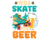 Roller Derby Skate für Bier