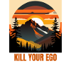 Kill Your Ego Mountain Design