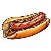 Bratwurst in a bun