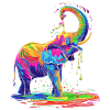 Elephant Animal Pop Art