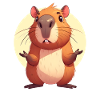 Confused Capybara
