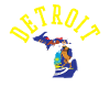 Detroit Usa Flag Patriot Pride