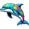 Delfin Globus Welt Planet Erde