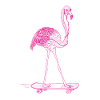 Funny Flamingo