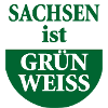 Saxony is green white state flag