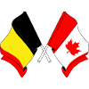 Flag of Belgium, flag Canada
