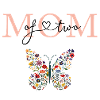 Mom of two! -customizable