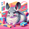 Chinchilla Néon Rétro