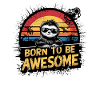 Funny Lazy Sloth Design