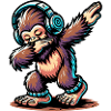 Dabbing Bigfoot