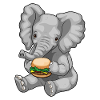 Elephant Cheeseburger