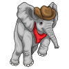 Elephant Cowboy Cowboy Hat