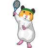 Hamster Tennis Tennis Racket