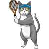 Cat Tennis Tennis Racket