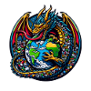 Pollution Dragon Garbage Can