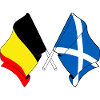 Flag of Belgium, flag of Scotland