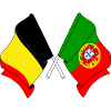 Drapeau Belgique, drapeau Portugal