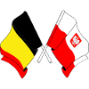 Flag Belgium, flag Poland