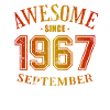 Septembre 1967 - Anniversaire de septembre