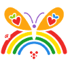 Rainbow Butterfly LGBTQIA+
