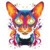 Abyssinian Cat Pop Art