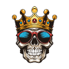 Skull King Crown