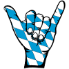 Bavaria Flag Surfing Icon