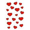 Pluie de cœurs