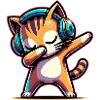 Dabbing Cat