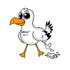 Seagull Funny Motif