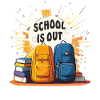 SCHULE IST AUS