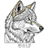 WOLF DRAWING