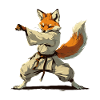 Fox Aikido Martial Arts Gift