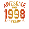 Septembre 1998 - Anniversaire de septembre