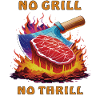 STEAK NO GRILL NO THRILL