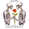 SKELETON HAPPY BIRTHDAY