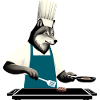 Grill master Wolf