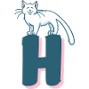 Cat Letter H