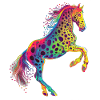 Appaloosa cheval Pop Art
