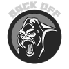 Back off grey design