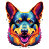 Australian Cattle Dog Pop Art