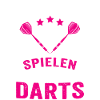 Coole Mädels Spielen darts