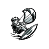 Kitesurfing Wave chaser wind racer