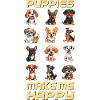 Puppies make me happy