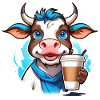 Vache à café