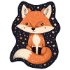 Fox with stars