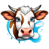 Alpine Cow Charm